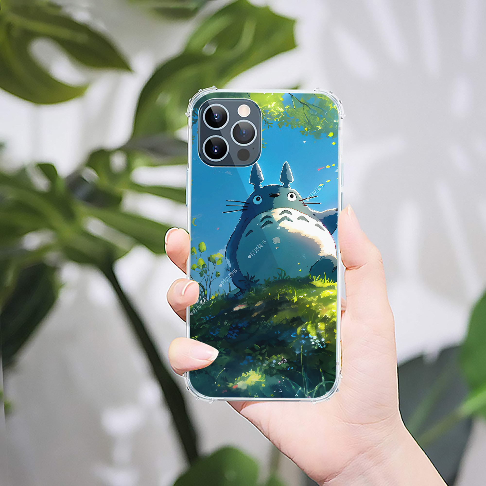 （画像用） となりのトトロ 草壁メイ 草壁サツキ My Neighbor Totoro Satsuki Kusakabe Mei Kusakabe 【iPhone 12シリーズ対応】透明スマホケース（クリアソフトケース）